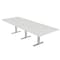 Skutchi Designs 45 in W, 120 in L, 29 in H, Engineered Wood Top, White HAR-REC-48x119-T-WHCYPRESS - alternate 1